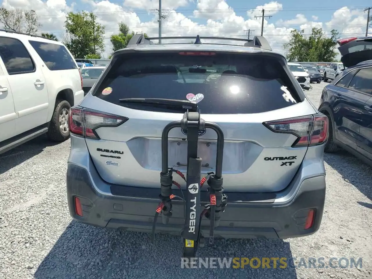 6 fotografías del automóvil dañado 4S4BTGKD4L3179344 SUBARU OUTBACK 2020