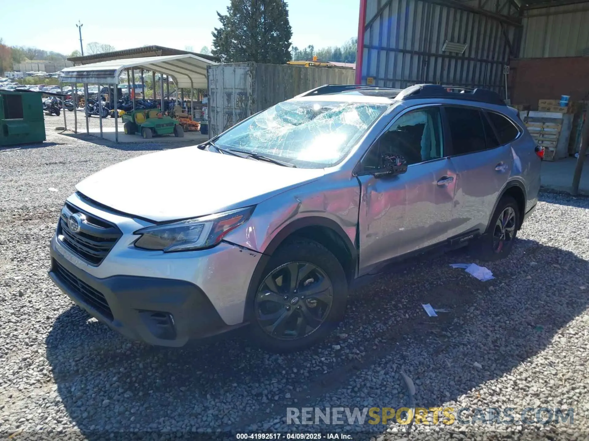 2 fotografías del automóvil dañado 4S4BTGKD4L3211631 SUBARU OUTBACK 2020