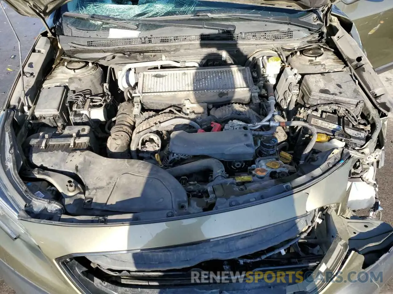 12 fotografías del automóvil dañado 4S4BTGKD5L3180227 SUBARU OUTBACK 2020