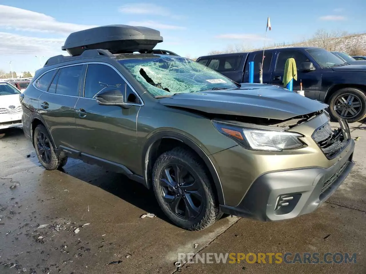 4 fotografías del automóvil dañado 4S4BTGKD5L3180227 SUBARU OUTBACK 2020
