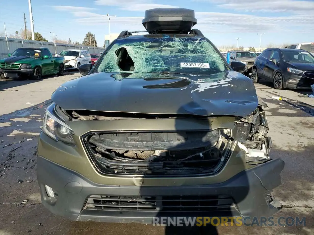 5 fotografías del automóvil dañado 4S4BTGKD5L3180227 SUBARU OUTBACK 2020