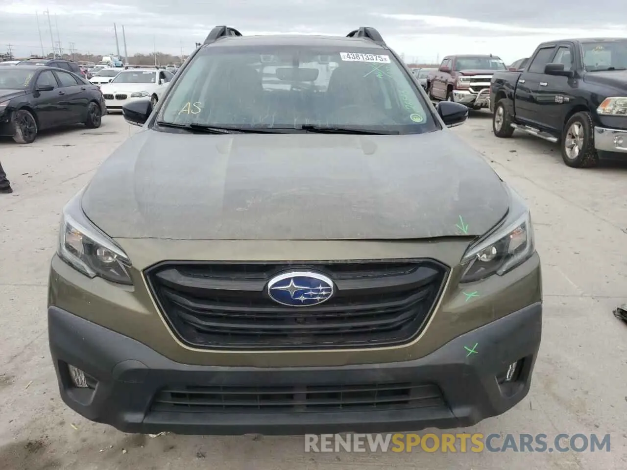 5 fotografías del automóvil dañado 4S4BTGKD9L3225976 SUBARU OUTBACK 2020