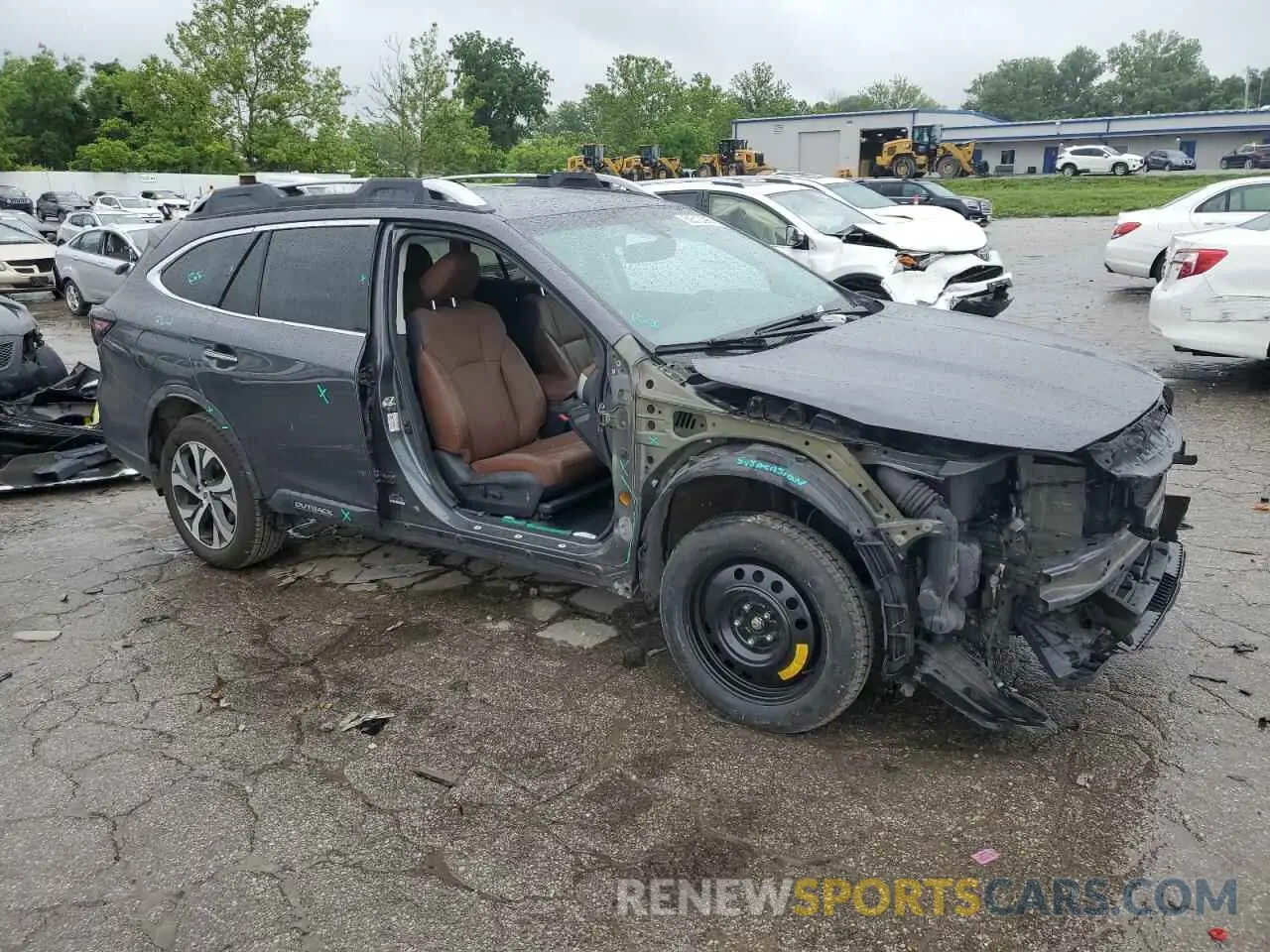4 fotografías del automóvil dañado 4S4BTGPD5L3128881 SUBARU OUTBACK 2020