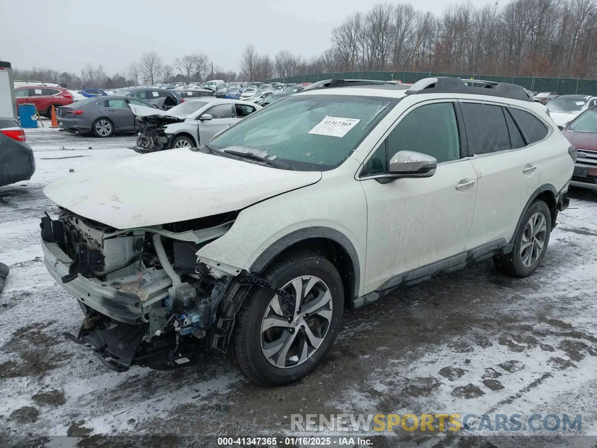 2 fotografías del automóvil dañado 4S4BTGPD7L3144922 SUBARU OUTBACK 2020
