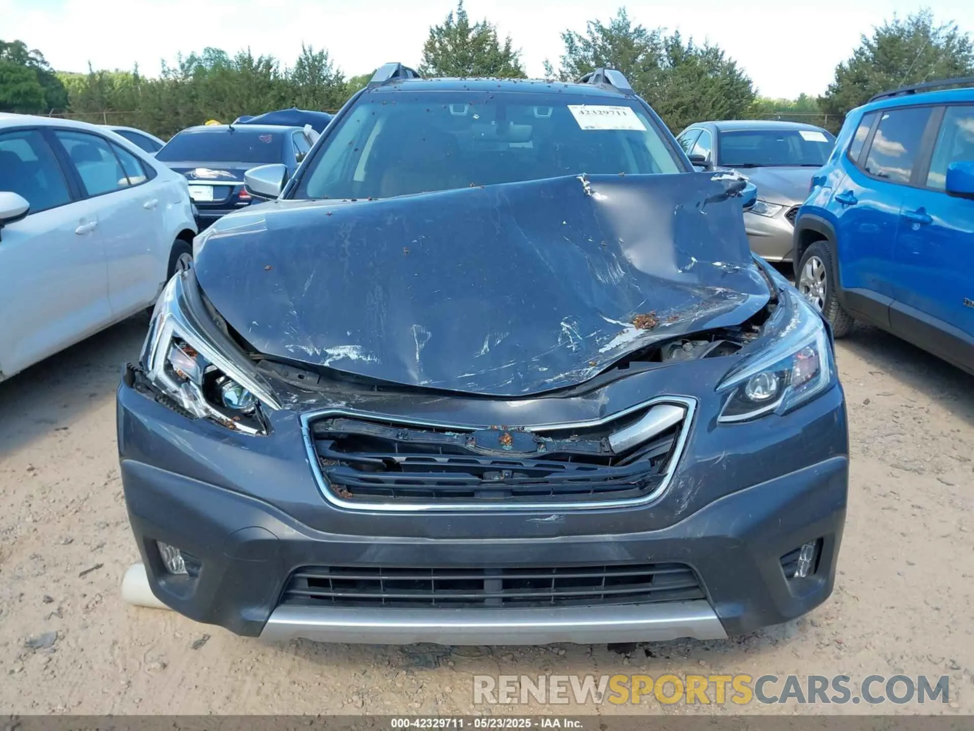 12 fotografías del automóvil dañado 4S4BTGPDXL3100459 SUBARU OUTBACK 2020