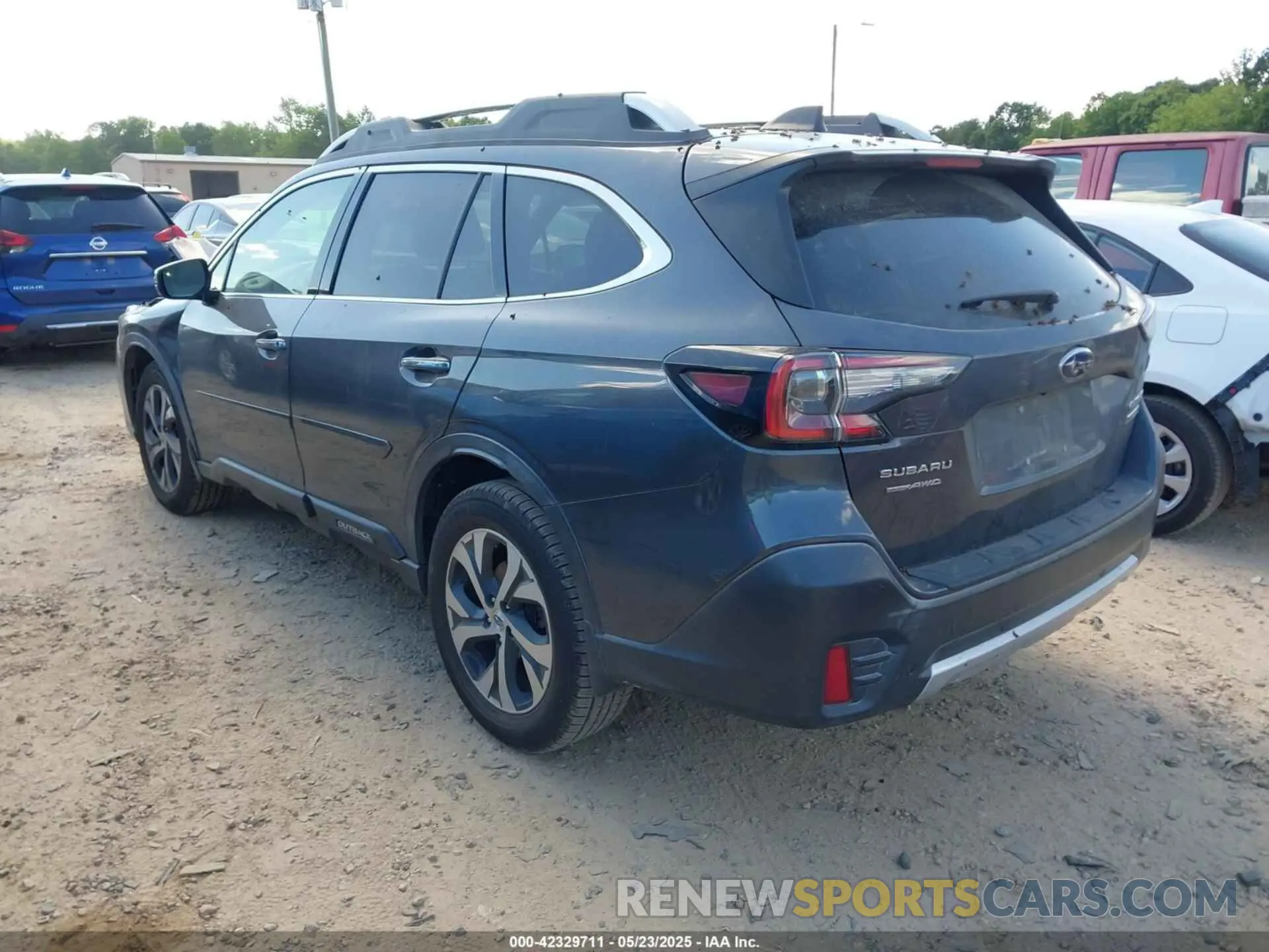 3 fotografías del automóvil dañado 4S4BTGPDXL3100459 SUBARU OUTBACK 2020