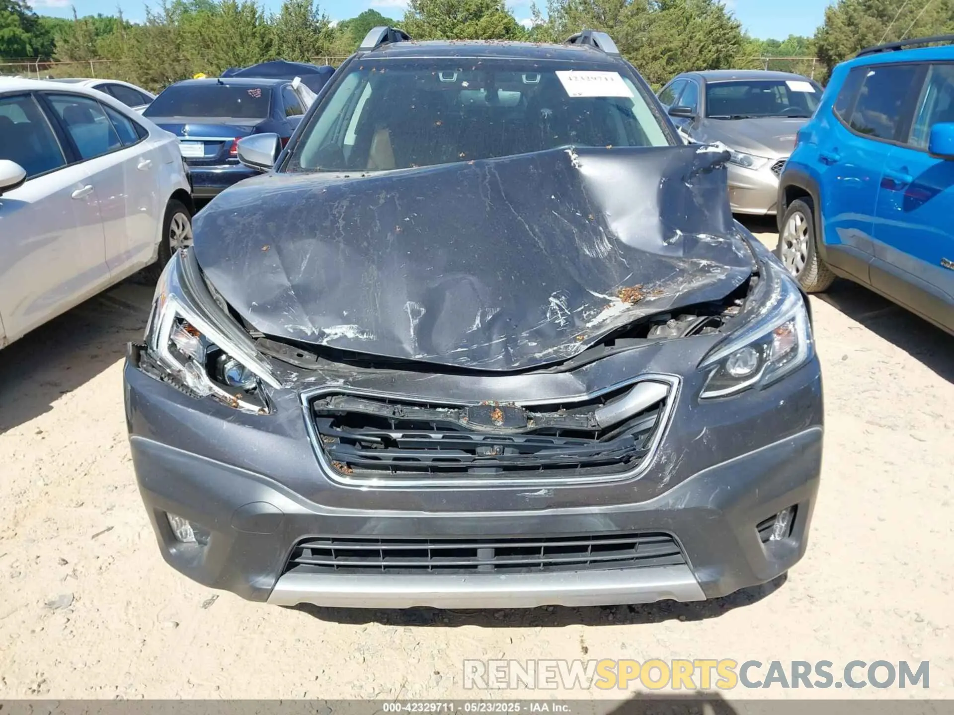 6 fotografías del automóvil dañado 4S4BTGPDXL3100459 SUBARU OUTBACK 2020