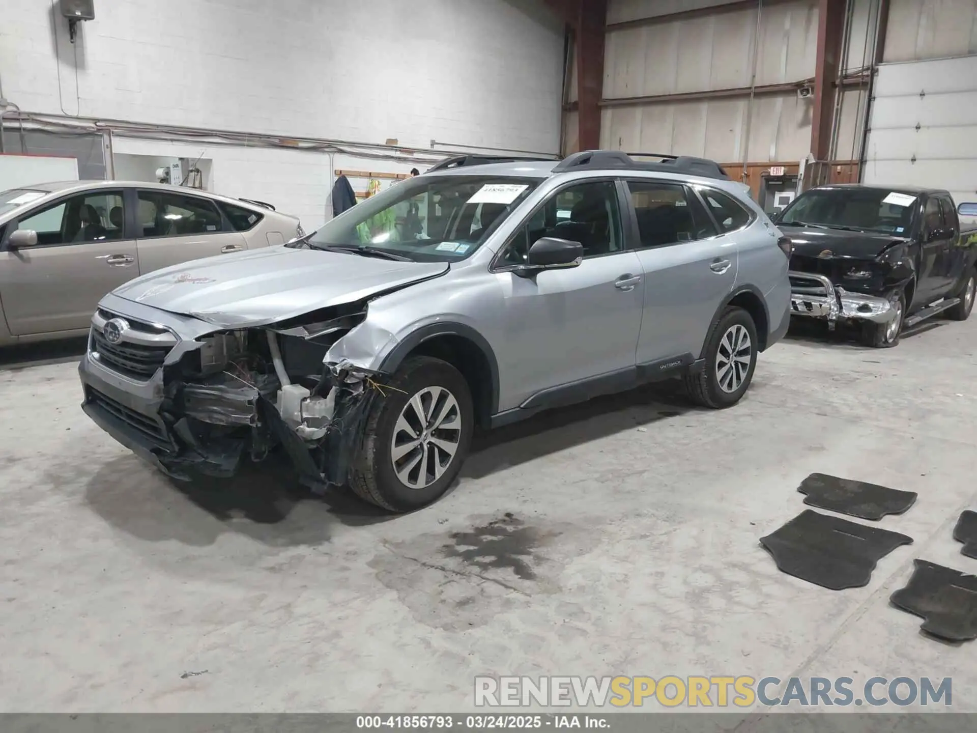 2 fotografías del automóvil dañado 4S4BTAAC9M3106994 SUBARU OUTBACK 2021