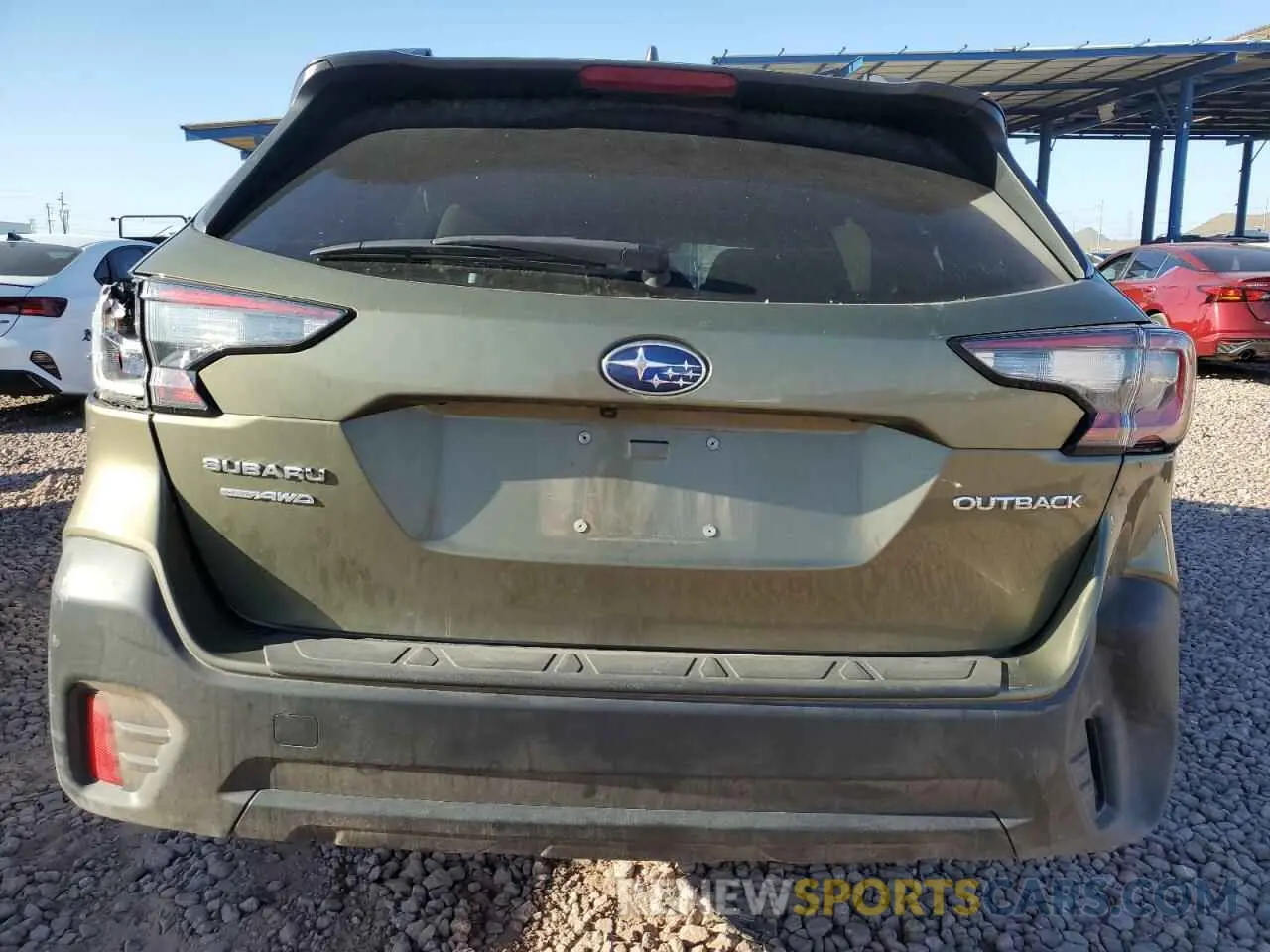 6 fotografías del automóvil dañado 4S4BTACC0M3116746 SUBARU OUTBACK 2021