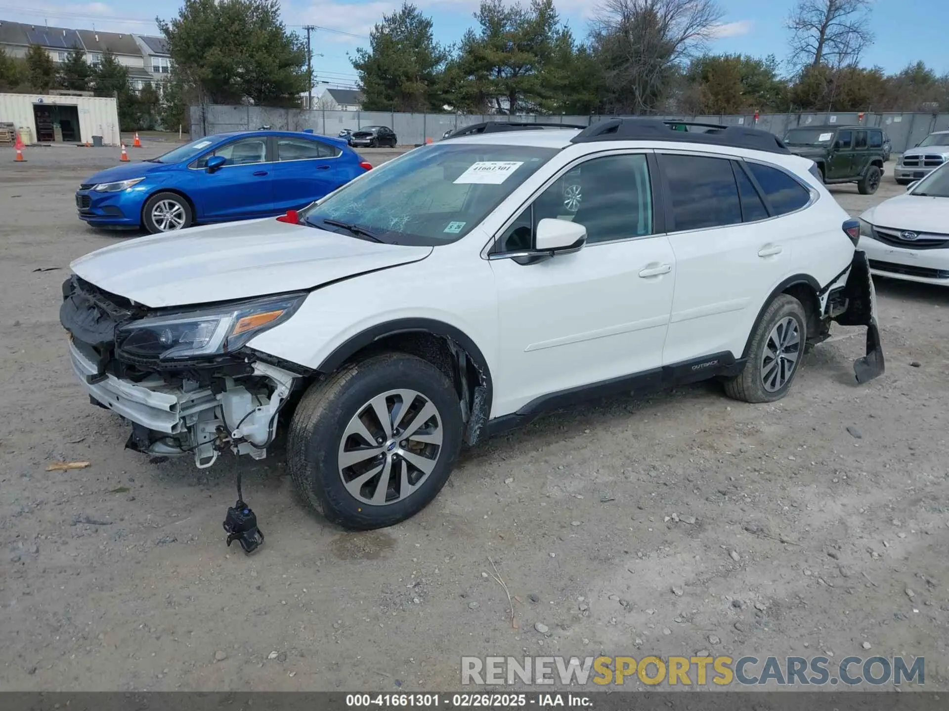 2 fotografías del automóvil dañado 4S4BTACC0M3211243 SUBARU OUTBACK 2021