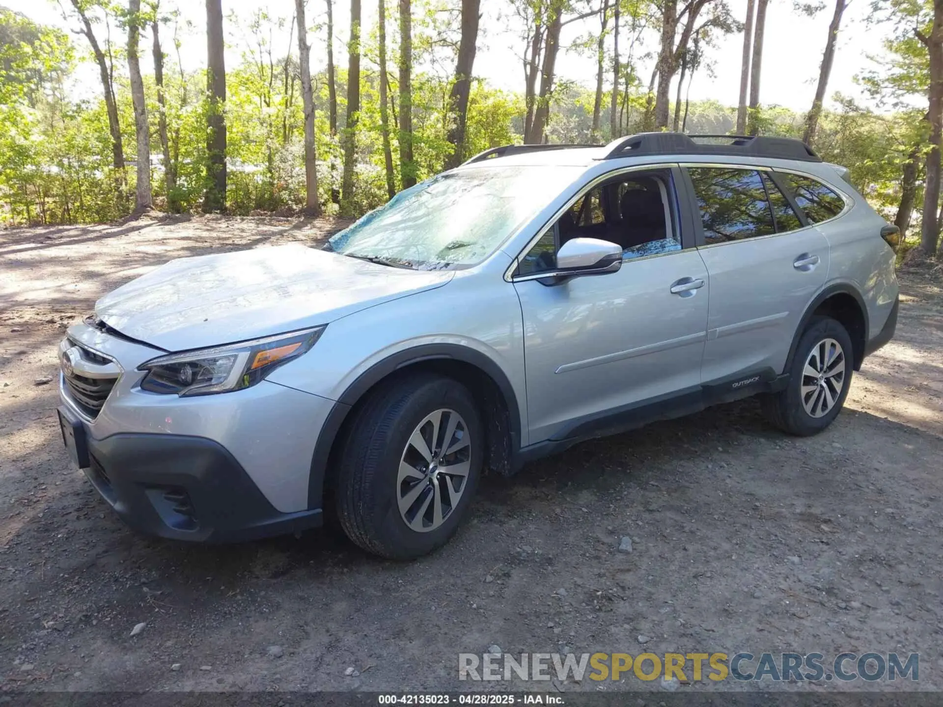 2 fotografías del automóvil dañado 4S4BTACC1M3210201 SUBARU OUTBACK 2021