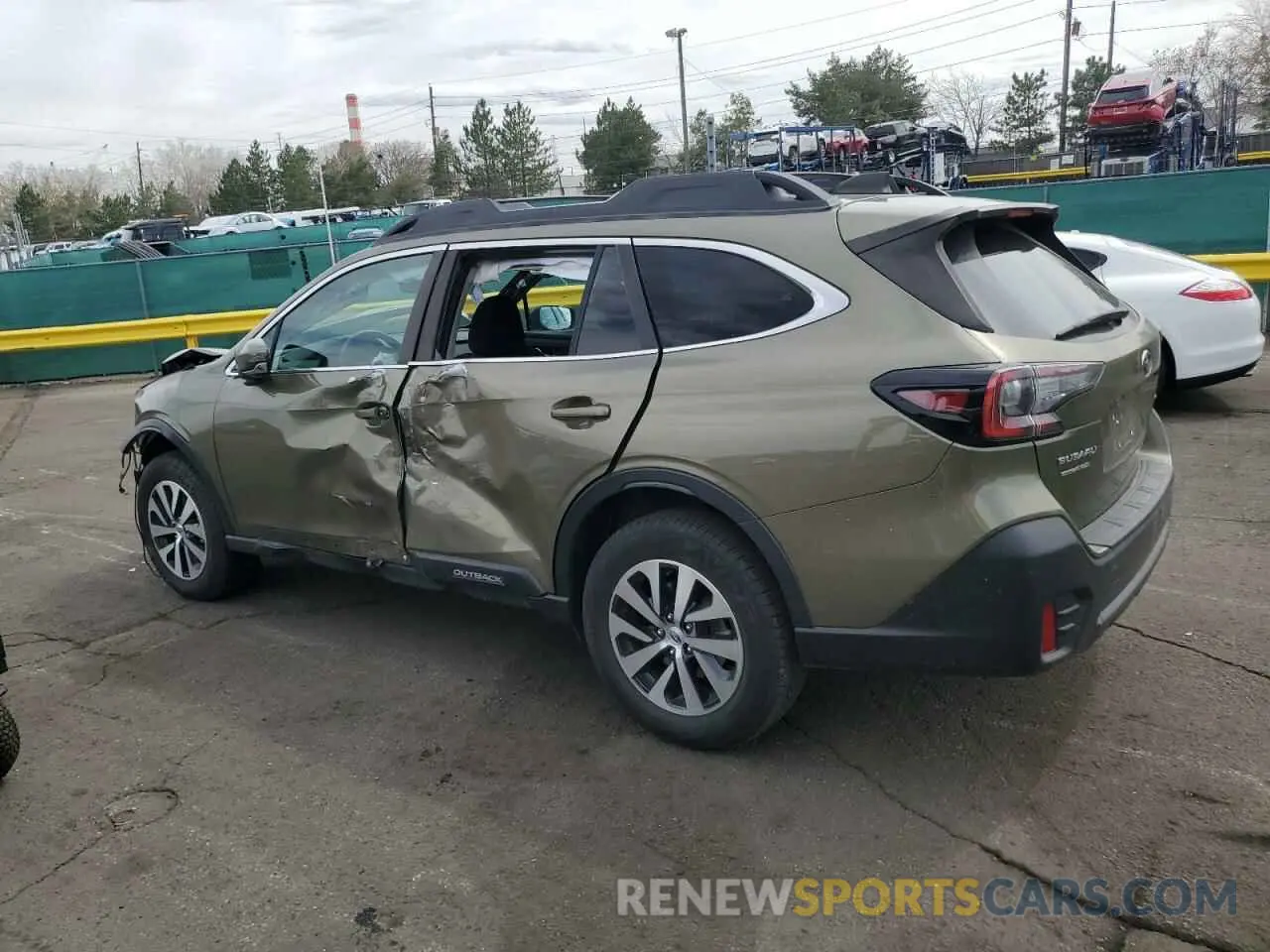 2 fotografías del automóvil dañado 4S4BTACC2M3171568 SUBARU OUTBACK 2021