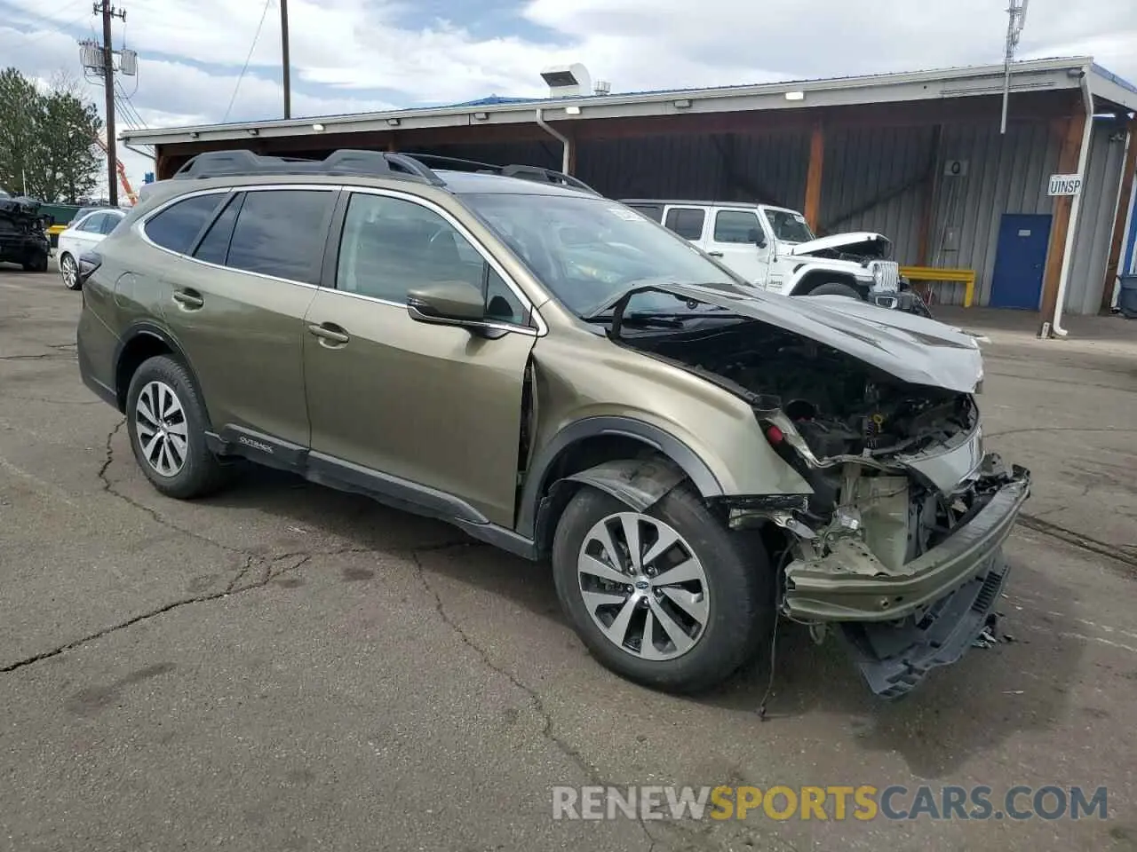 4 fotografías del automóvil dañado 4S4BTACC2M3171568 SUBARU OUTBACK 2021