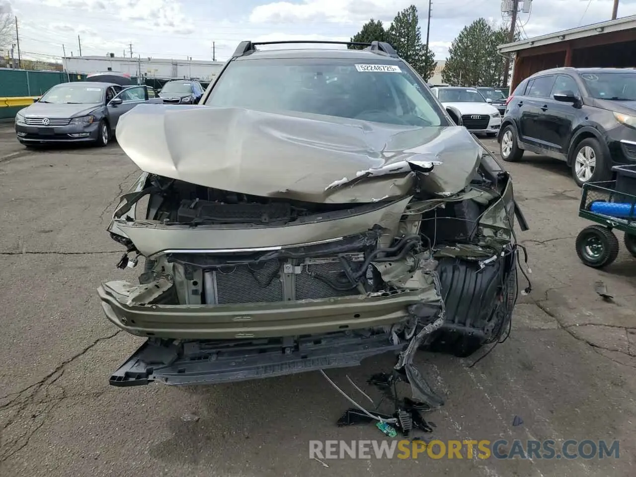 5 fotografías del automóvil dañado 4S4BTACC2M3171568 SUBARU OUTBACK 2021