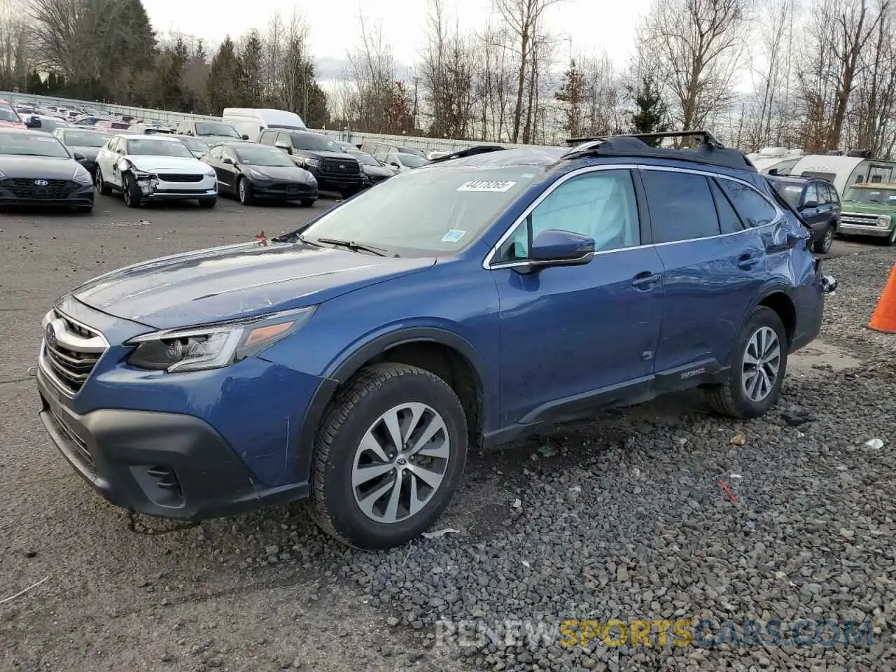 1 fotografías del automóvil dañado 4S4BTACC3M3138661 SUBARU OUTBACK 2021