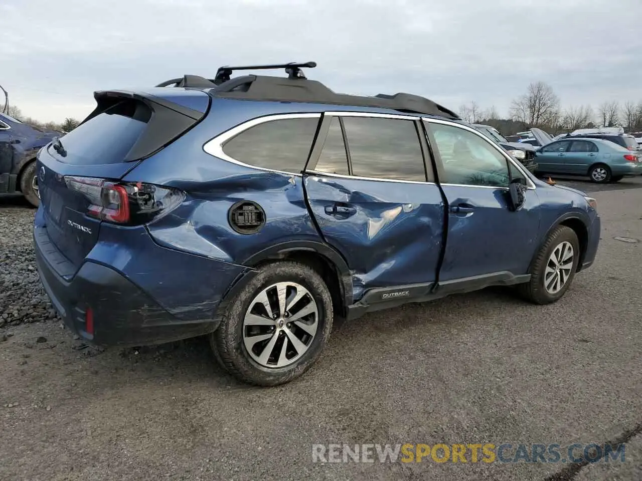 3 fotografías del automóvil dañado 4S4BTACC3M3138661 SUBARU OUTBACK 2021