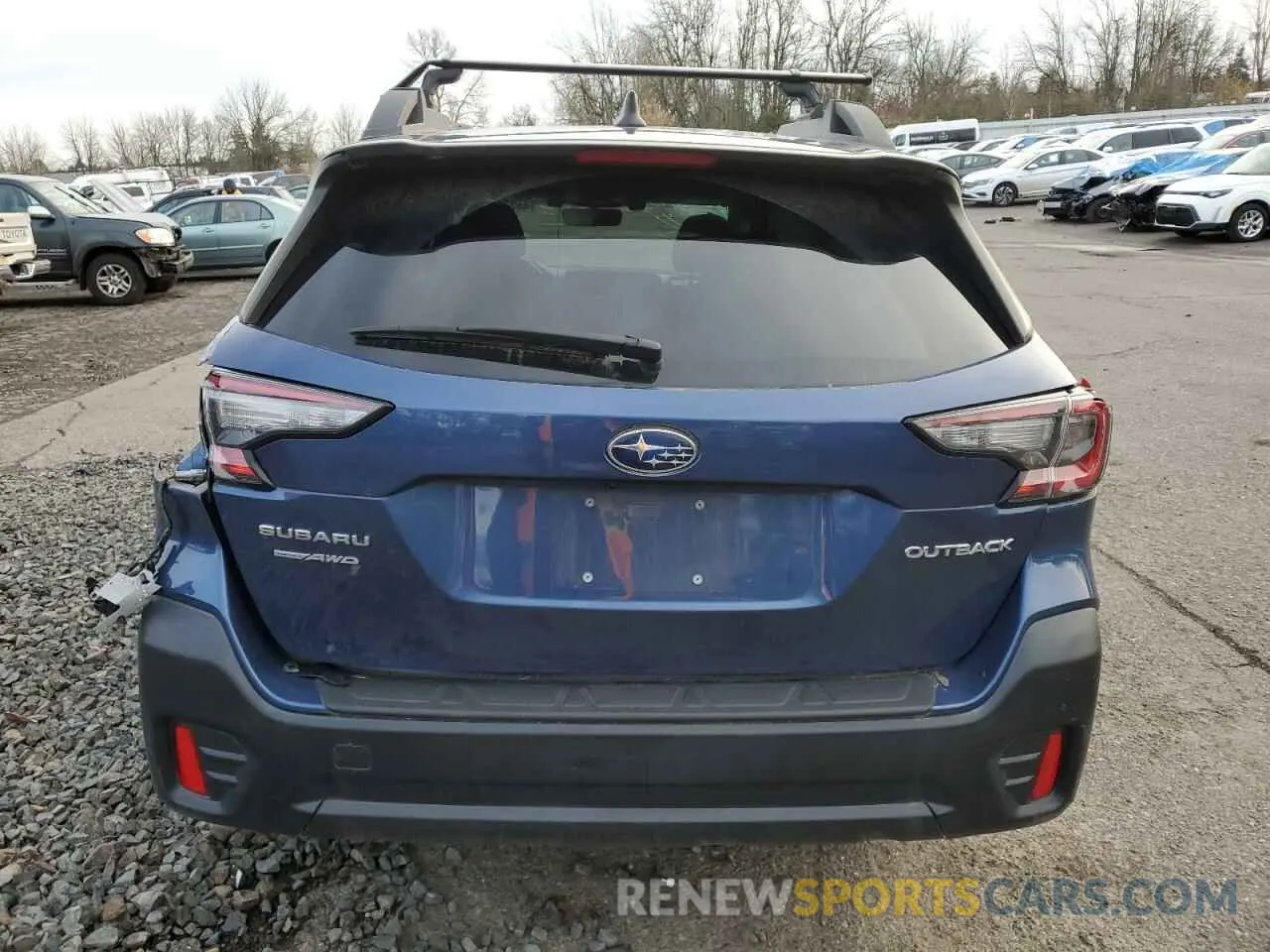 6 fotografías del automóvil dañado 4S4BTACC3M3138661 SUBARU OUTBACK 2021