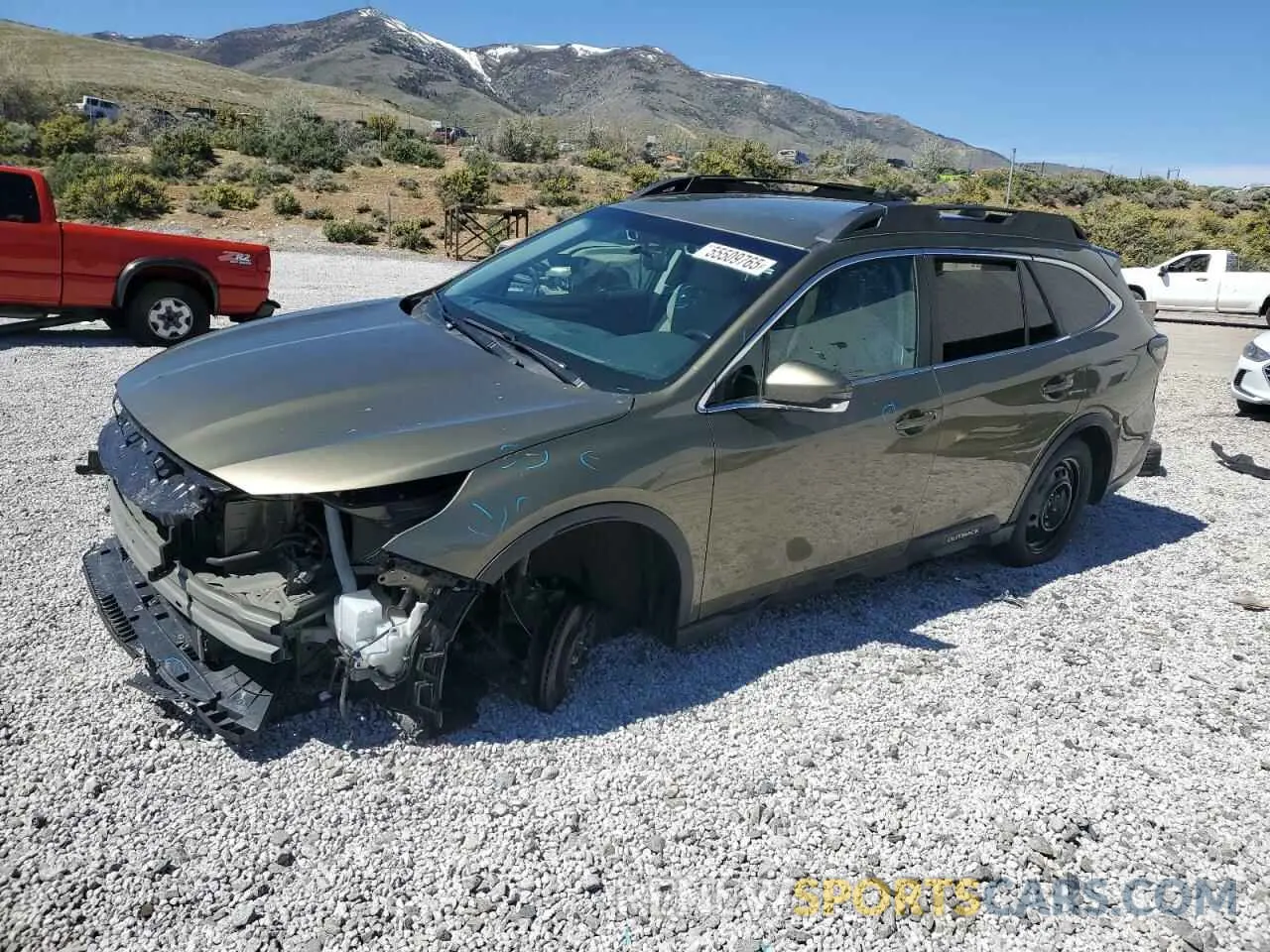 1 fotografías del automóvil dañado 4S4BTACC5M3103393 SUBARU OUTBACK 2021