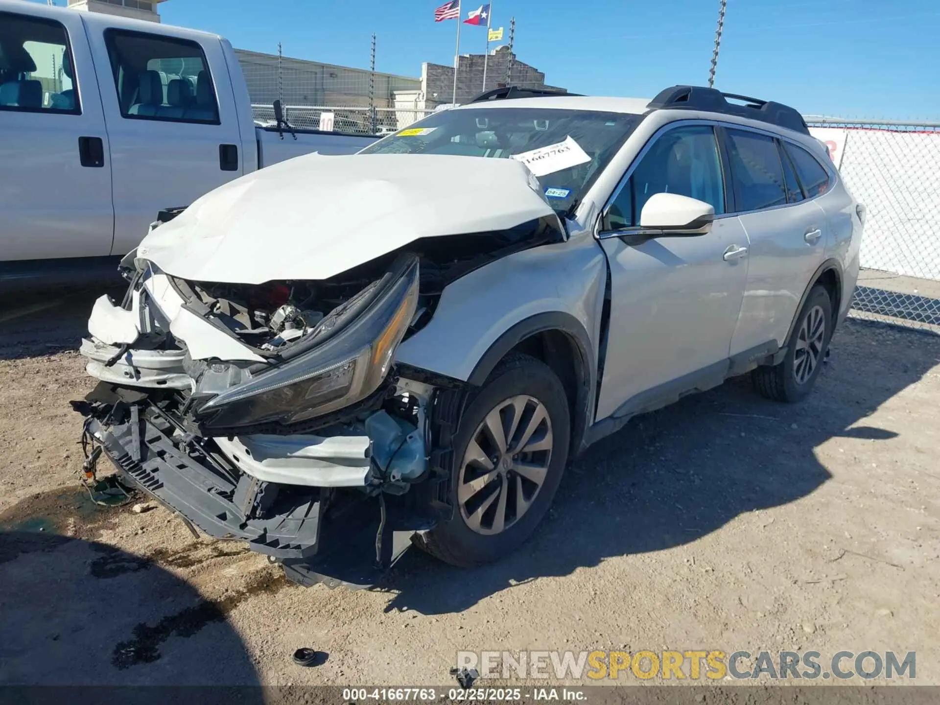 2 fotografías del automóvil dañado 4S4BTACC6M3205978 SUBARU OUTBACK 2021