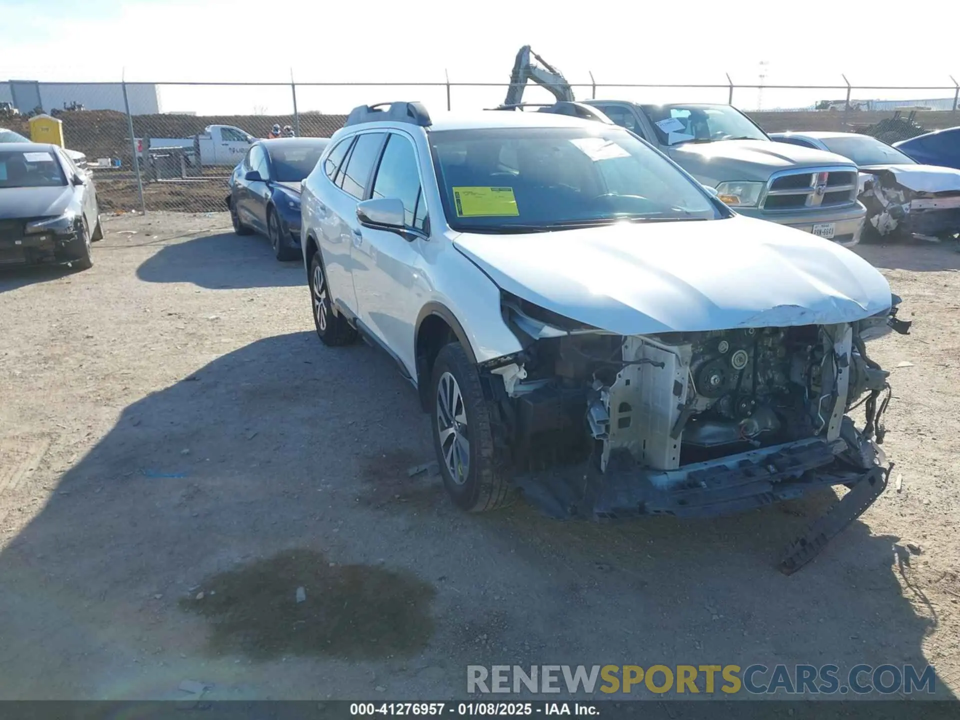 1 fotografías del automóvil dañado 4S4BTADC0M3212150 SUBARU OUTBACK 2021