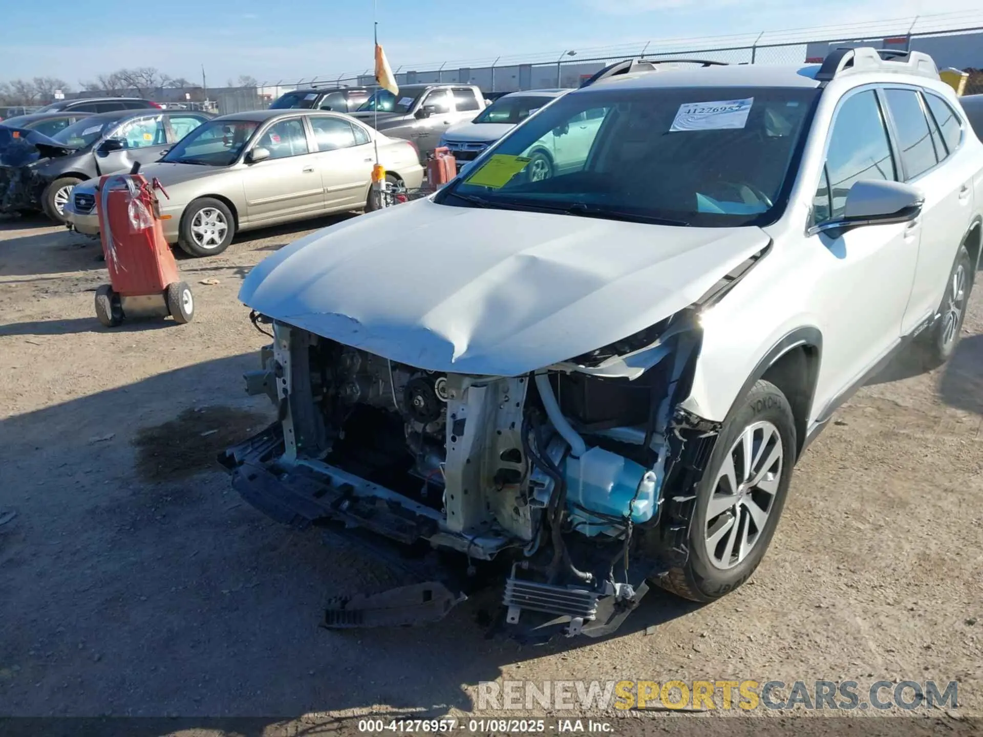 6 fotografías del automóvil dañado 4S4BTADC0M3212150 SUBARU OUTBACK 2021