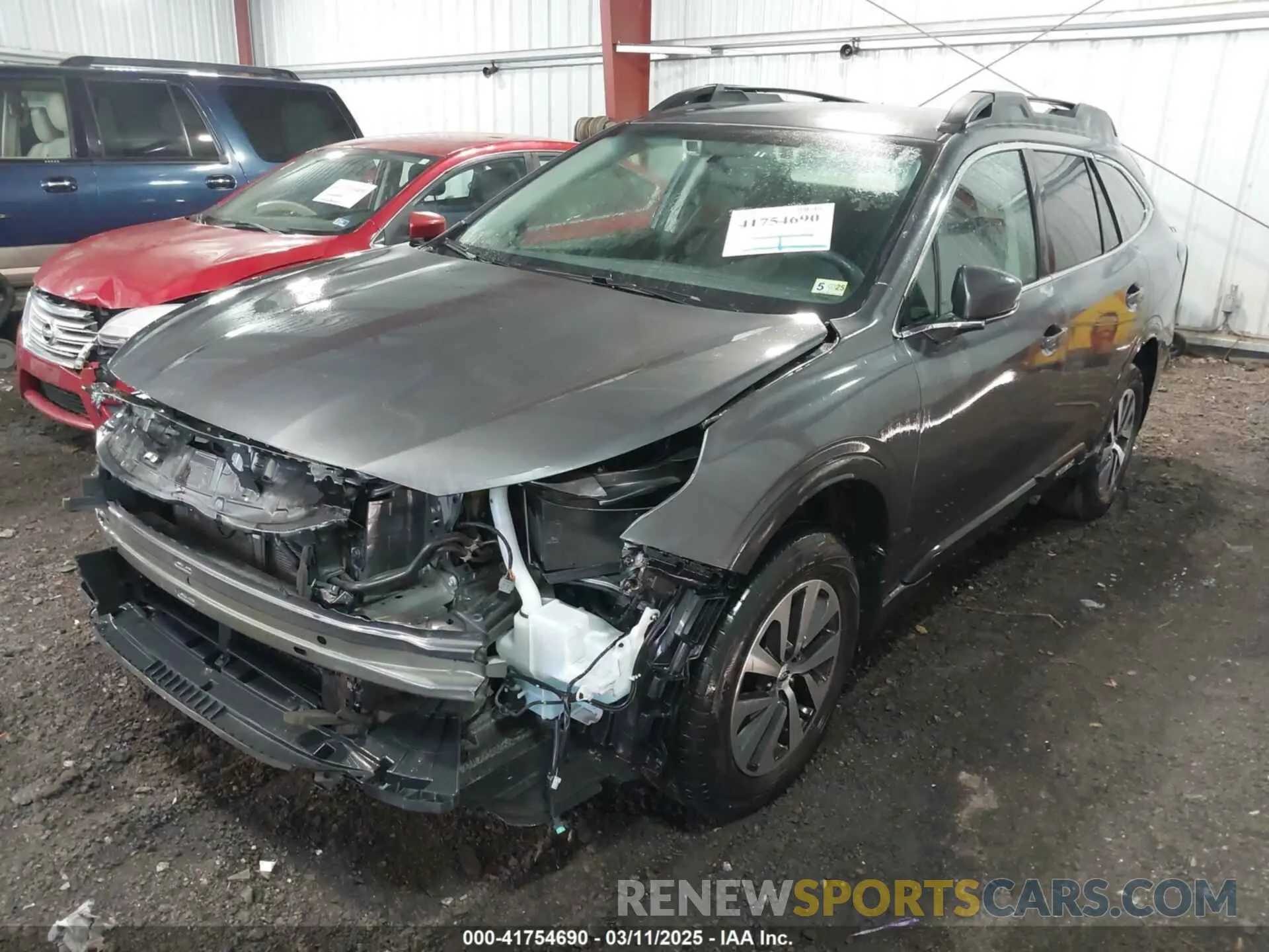 2 fotografías del automóvil dañado 4S4BTADC2M3168085 SUBARU OUTBACK 2021