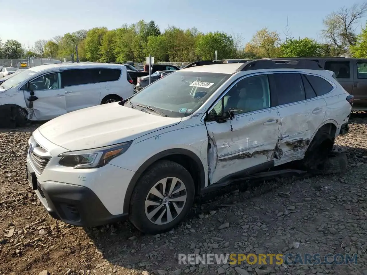 1 fotografías del automóvil dañado 4S4BTADC3M3209095 SUBARU OUTBACK 2021
