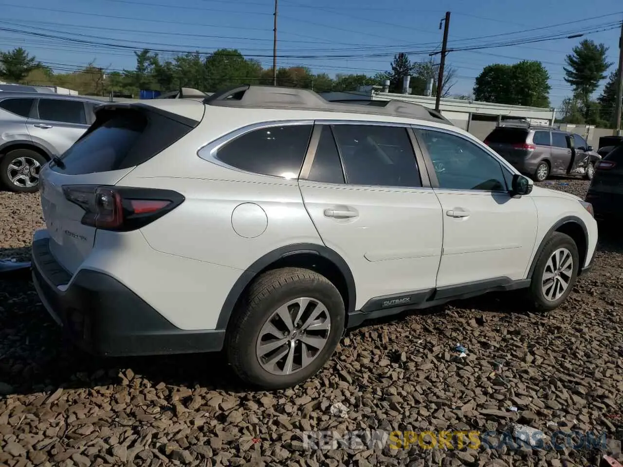 3 fotografías del automóvil dañado 4S4BTADC3M3209095 SUBARU OUTBACK 2021