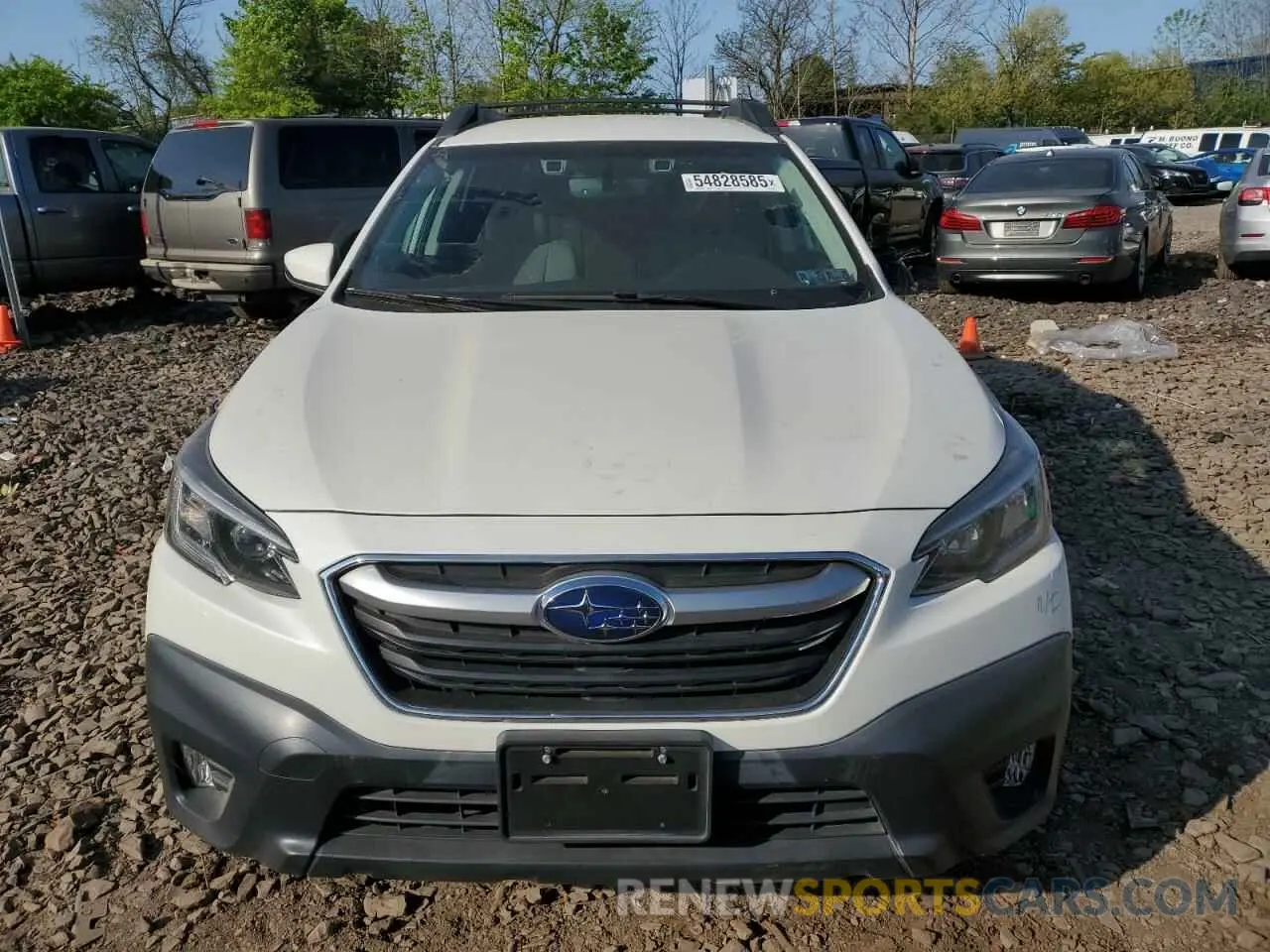 5 fotografías del automóvil dañado 4S4BTADC3M3209095 SUBARU OUTBACK 2021