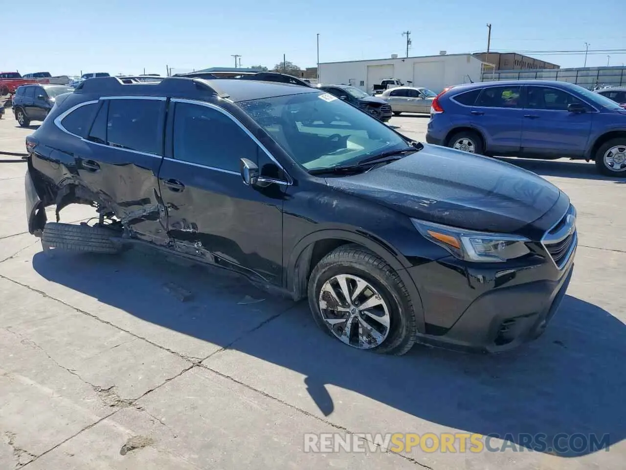 4 fotografías del automóvil dañado 4S4BTADC5M3163351 SUBARU OUTBACK 2021