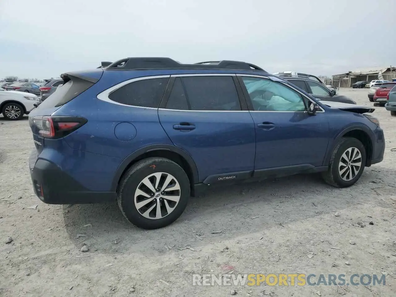 3 fotografías del automóvil dañado 4S4BTADC8M3153946 SUBARU OUTBACK 2021