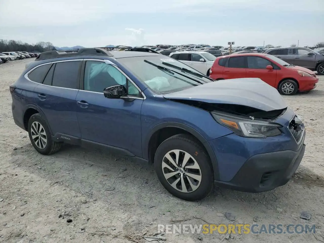 4 fotografías del automóvil dañado 4S4BTADC8M3153946 SUBARU OUTBACK 2021