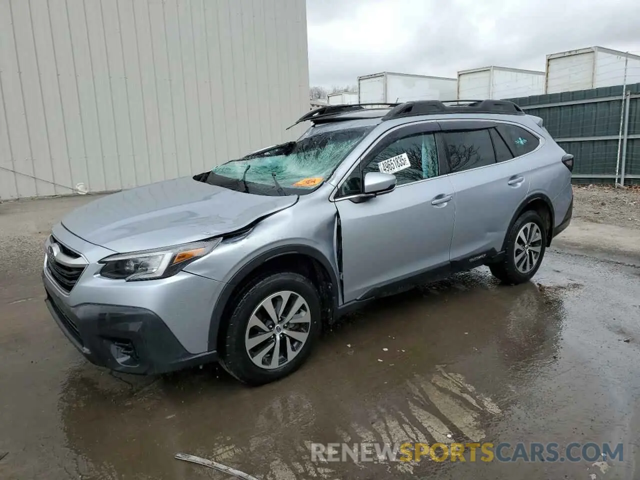 1 fotografías del automóvil dañado 4S4BTAFC2M3217931 SUBARU OUTBACK 2021