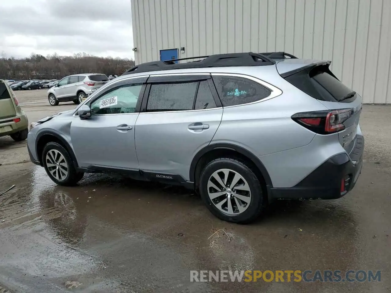 2 fotografías del automóvil dañado 4S4BTAFC2M3217931 SUBARU OUTBACK 2021