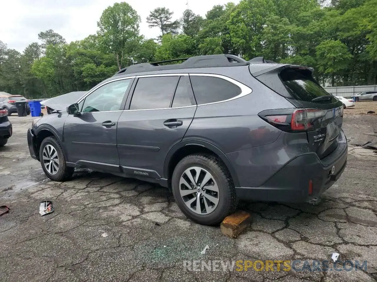 2 fotografías del automóvil dañado 4S4BTAFC3M3118647 SUBARU OUTBACK 2021