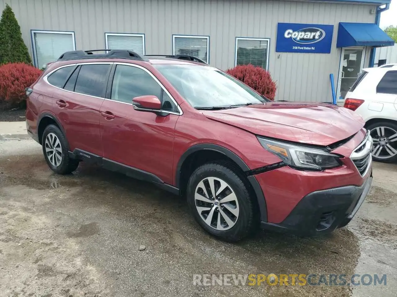 4 fotografías del automóvil dañado 4S4BTAFC3M3135657 SUBARU OUTBACK 2021