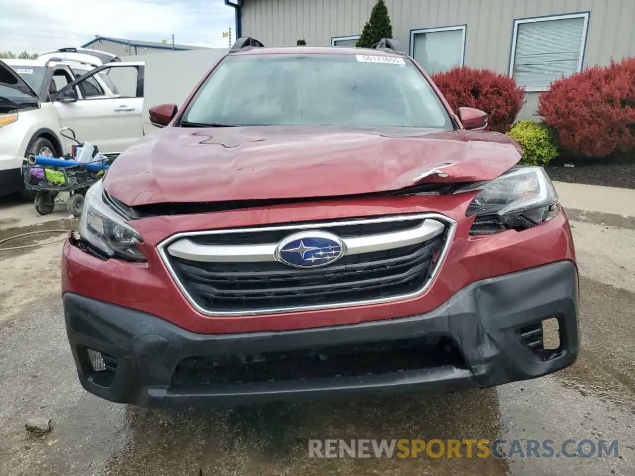 5 fotografías del automóvil dañado 4S4BTAFC3M3135657 SUBARU OUTBACK 2021