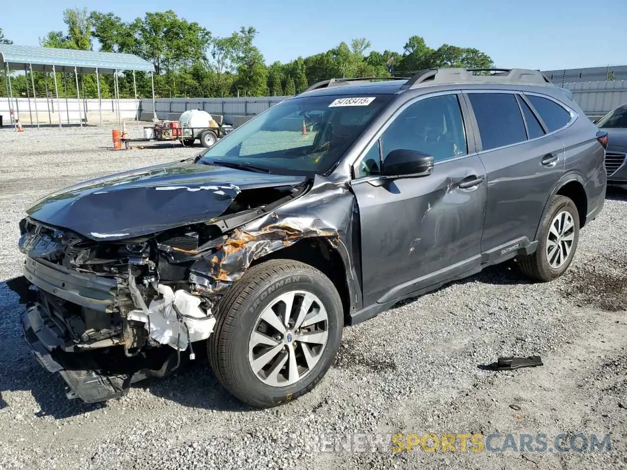 1 fotografías del automóvil dañado 4S4BTAFC7M3111944 SUBARU OUTBACK 2021