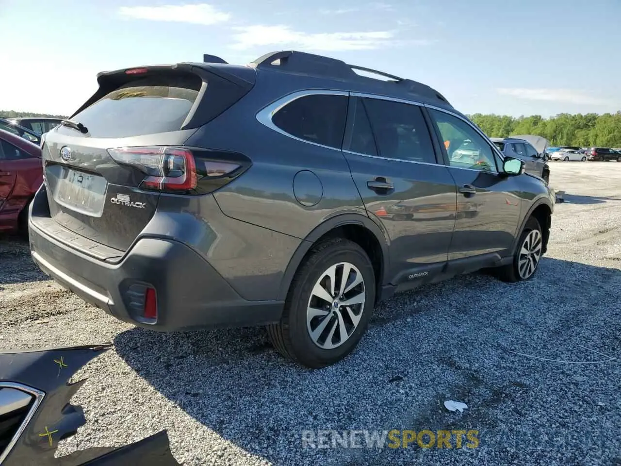 3 fotografías del automóvil dañado 4S4BTAFC7M3111944 SUBARU OUTBACK 2021