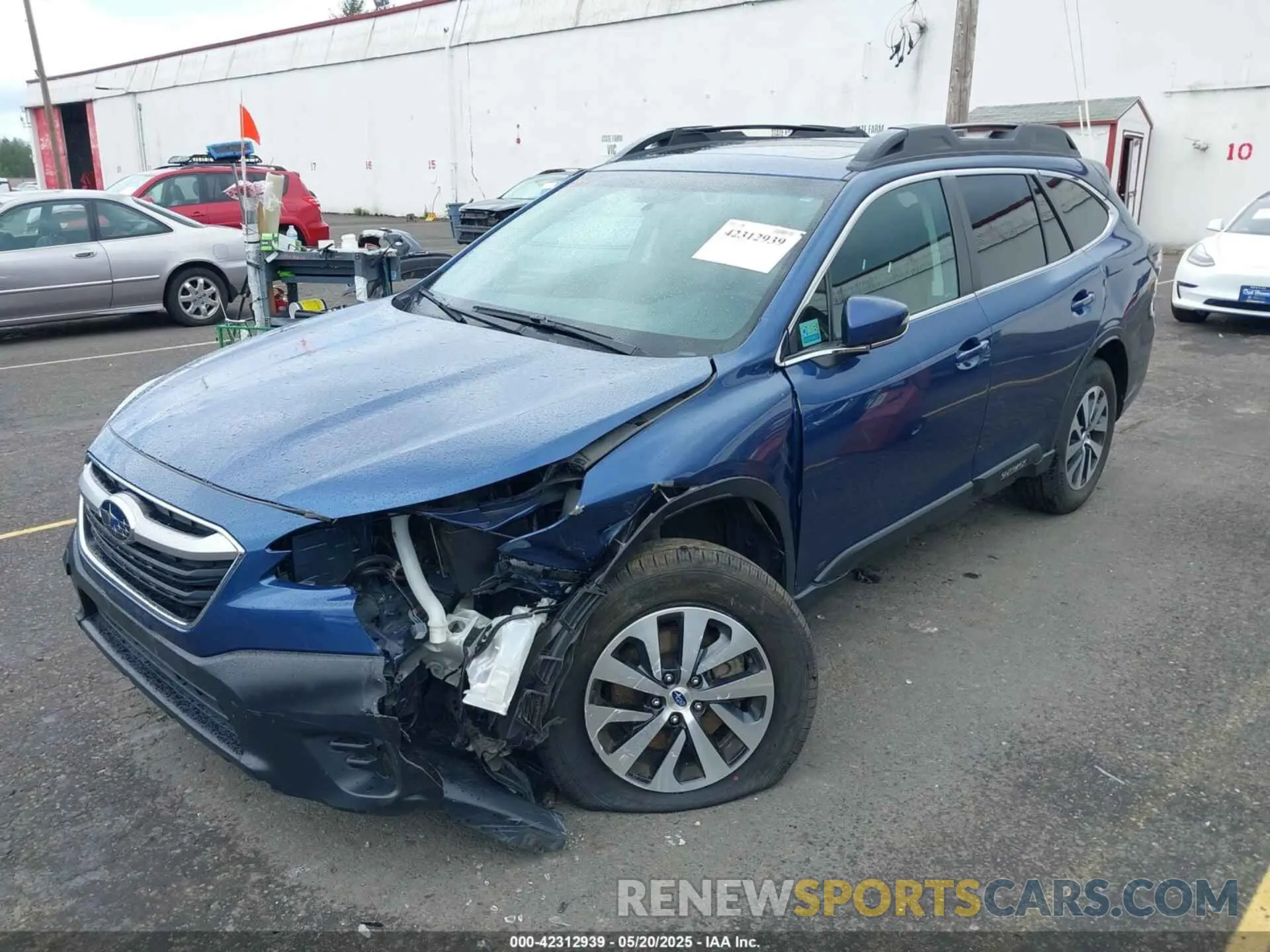 2 fotografías del automóvil dañado 4S4BTAFC7M3221019 SUBARU OUTBACK 2021