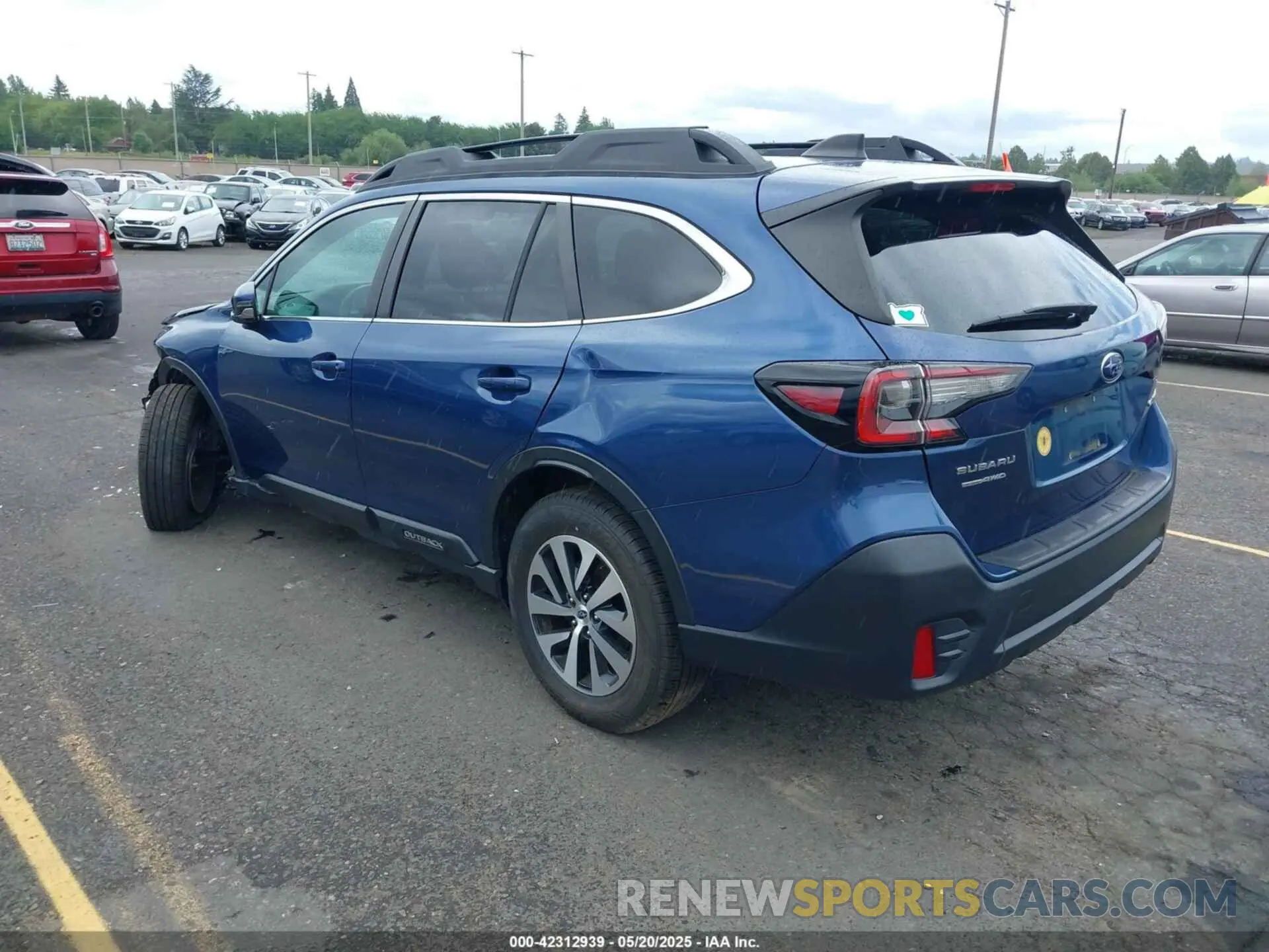 3 fotografías del automóvil dañado 4S4BTAFC7M3221019 SUBARU OUTBACK 2021