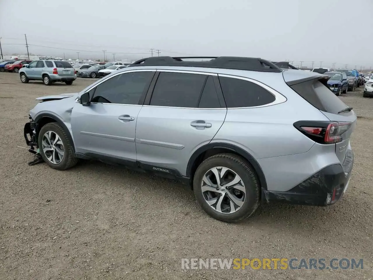 2 fotografías del automóvil dañado 4S4BTAMC2M3132915 SUBARU OUTBACK 2021