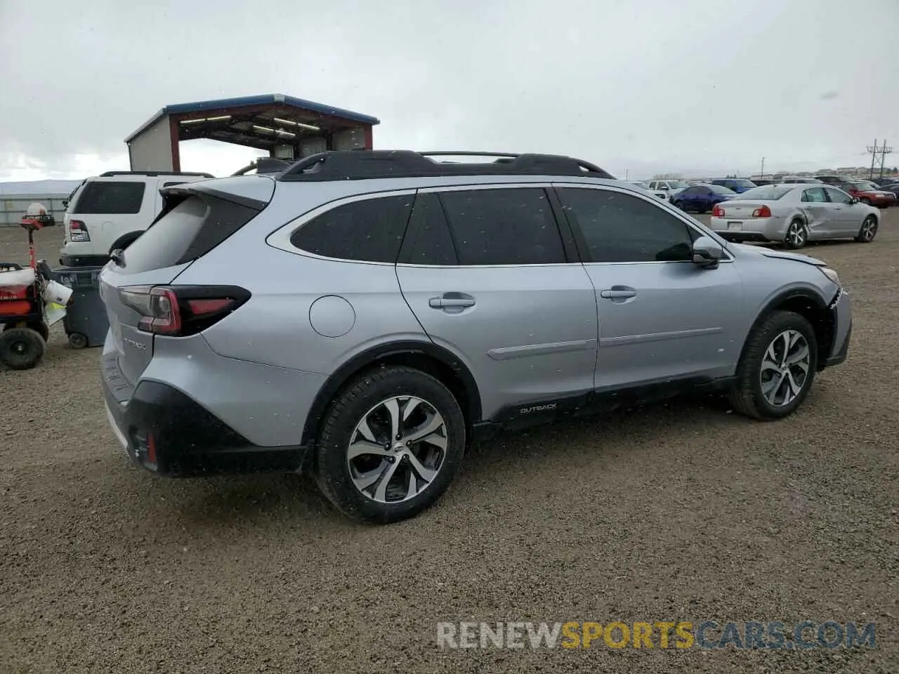 3 fotografías del automóvil dañado 4S4BTAMC2M3132915 SUBARU OUTBACK 2021