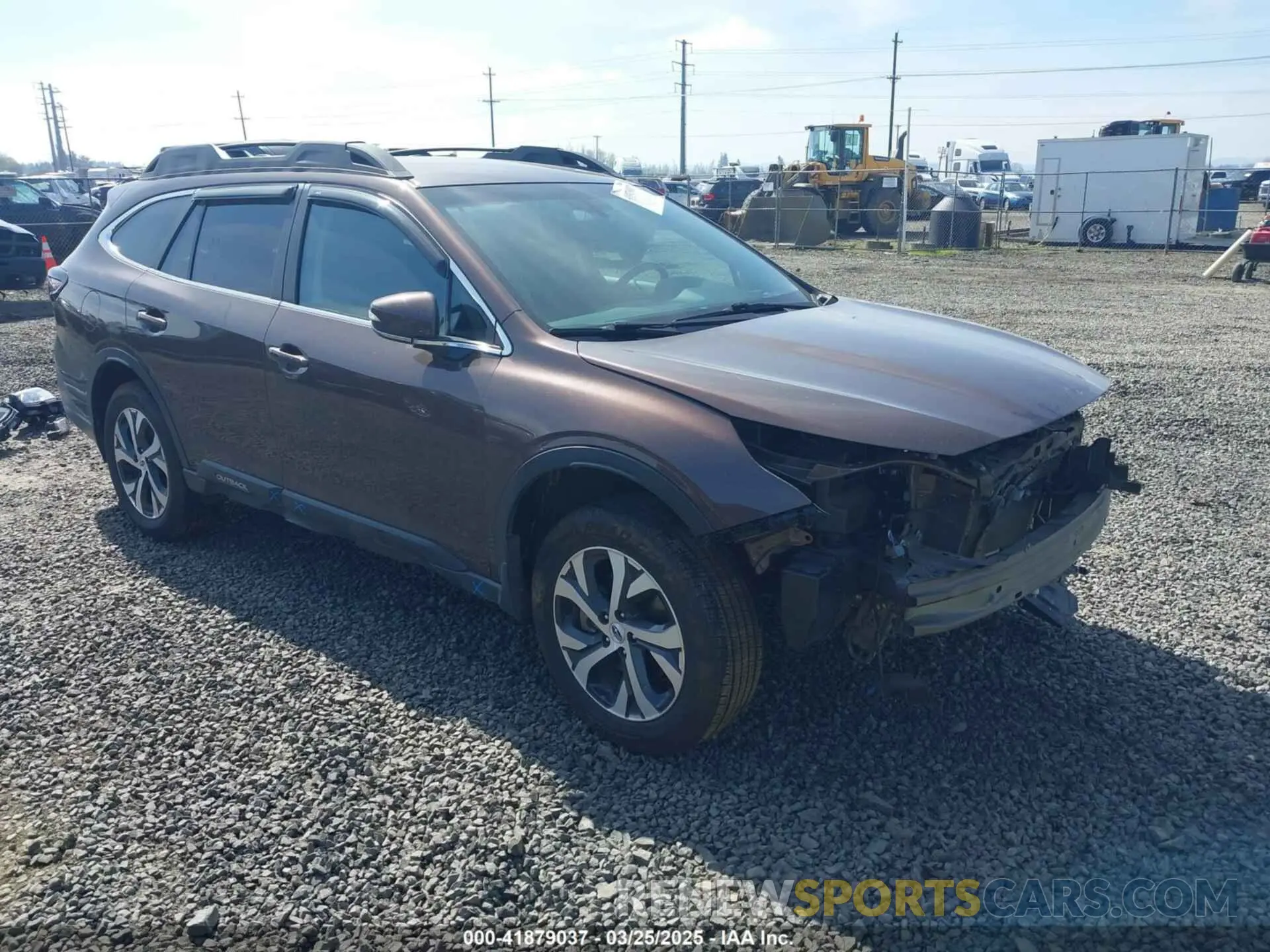 1 fotografías del automóvil dañado 4S4BTAMC9M3153356 SUBARU OUTBACK 2021