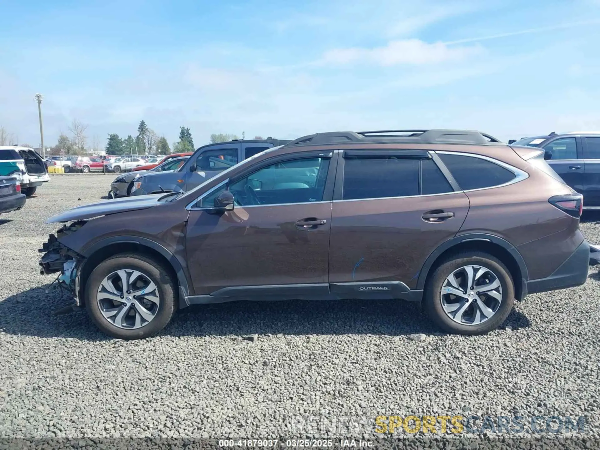 15 fotografías del automóvil dañado 4S4BTAMC9M3153356 SUBARU OUTBACK 2021