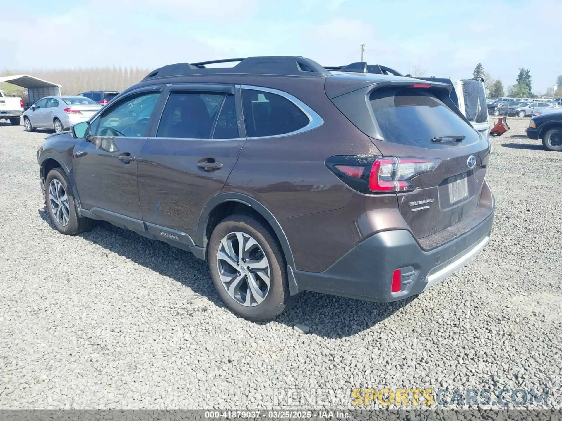 3 fotografías del automóvil dañado 4S4BTAMC9M3153356 SUBARU OUTBACK 2021