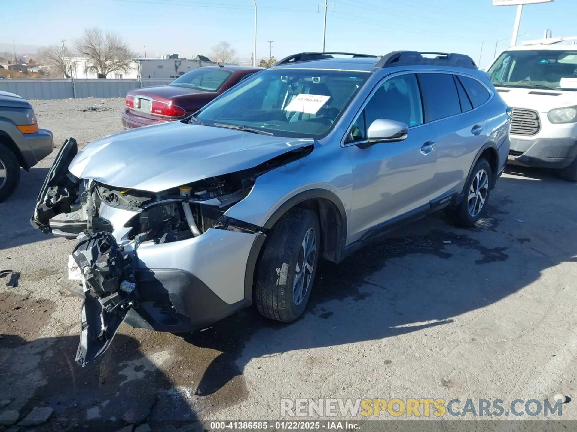 2 fotografías del automóvil dañado 4S4BTANC0M3107767 SUBARU OUTBACK 2021