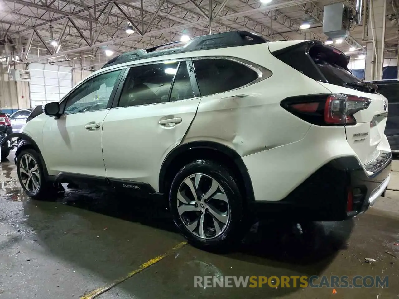 2 fotografías del automóvil dañado 4S4BTANC0M3109292 SUBARU OUTBACK 2021
