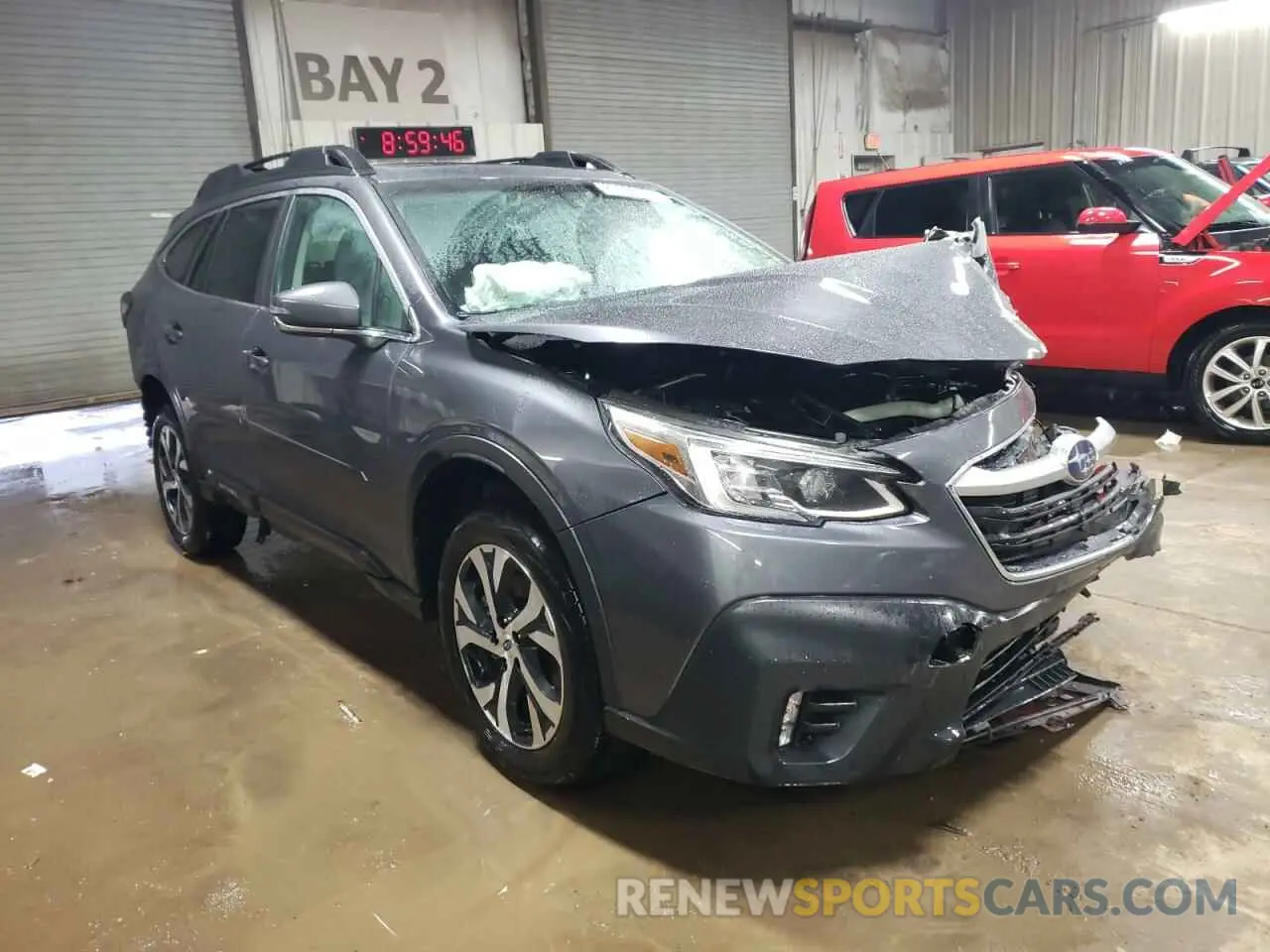 4 fotografías del automóvil dañado 4S4BTANC0M3127484 SUBARU OUTBACK 2021