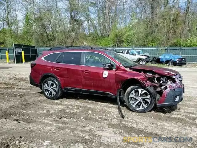 14 fotografías del automóvil dañado 4S4BTANC0M3191959 SUBARU OUTBACK 2021